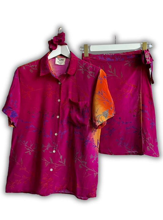 Silk co-ord set Bhilai, SIZE S