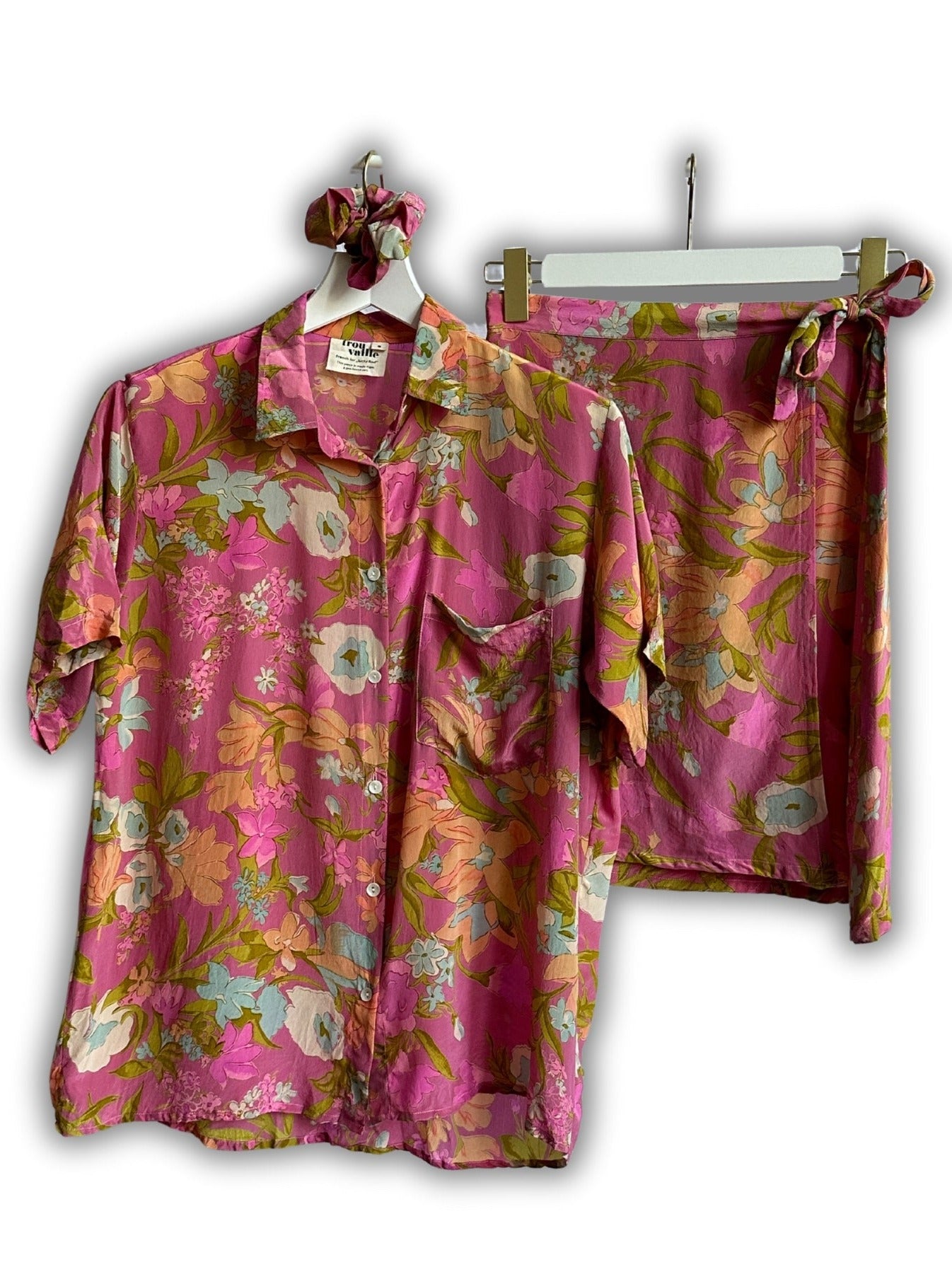 Silk co-ord set Kochi, SIZE S